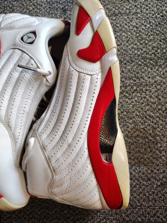 Size 12 - Air Jordan 14 Retro 2012 Candy, Cane Box Not Included main image 15